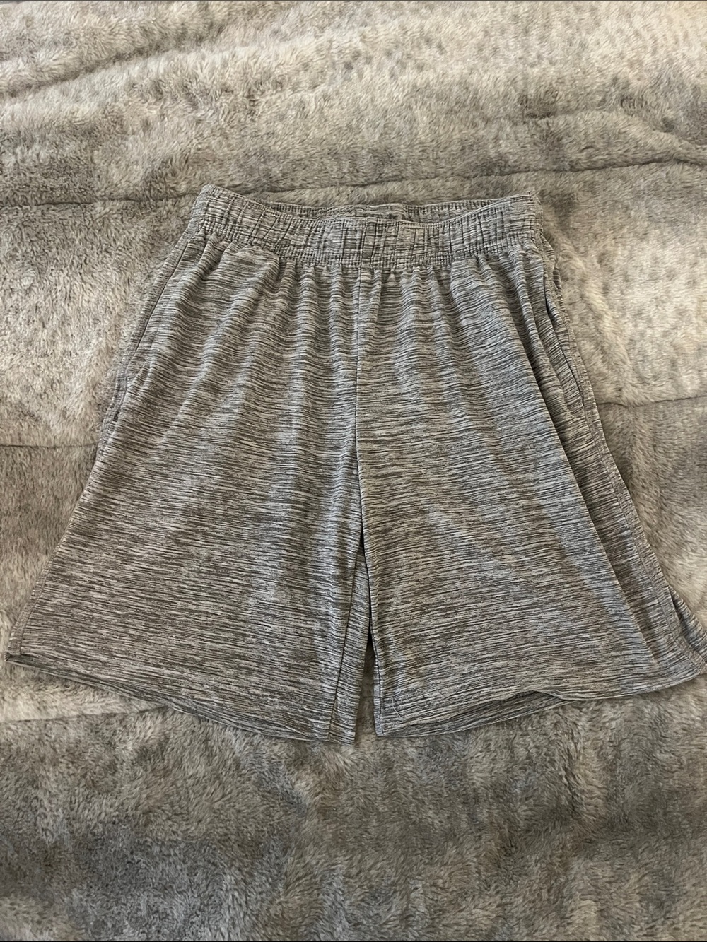 Old Navy Gray Heather Drawstring Athletic Shorts